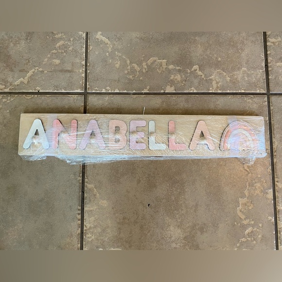 Anabella Wooden Name Puzzle - Picture 1 of 1